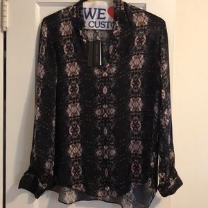 Theory theysken’s silk blouse new with tags